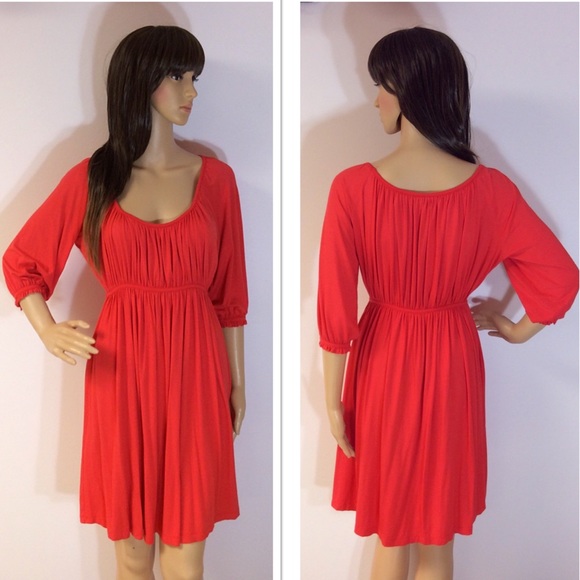 New York & Company Dresses & Skirts - NEW YORK & COMPANY STRETCH PEASANT STYLE DRESS